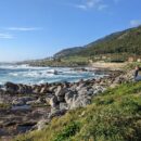 Traumhafte Landschaft in Portugal auf dem Caminho Portugues Küstenweg - schmetterlinga