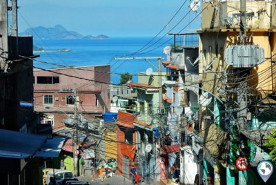 Favela Vidigal in Rio de Janeiro