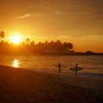 Sonnenaufgang am Midigama Beach